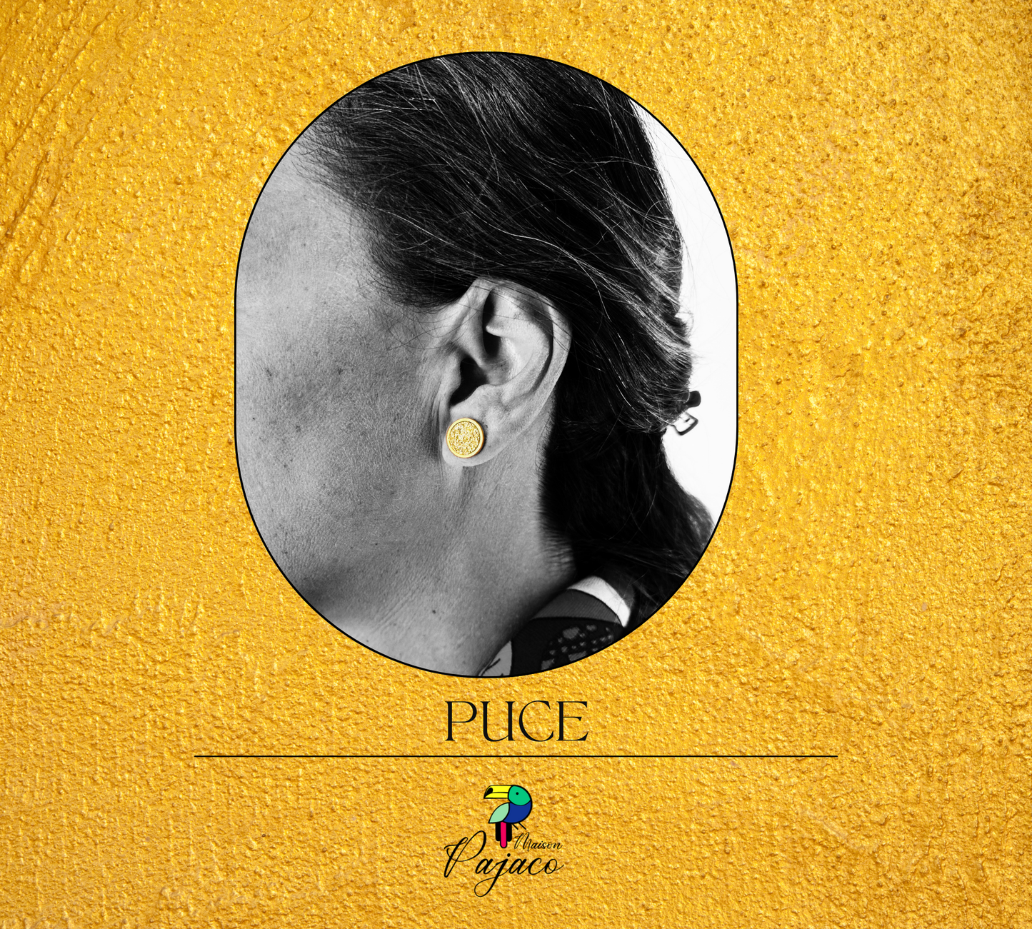 Puce dorée - Cuir doré