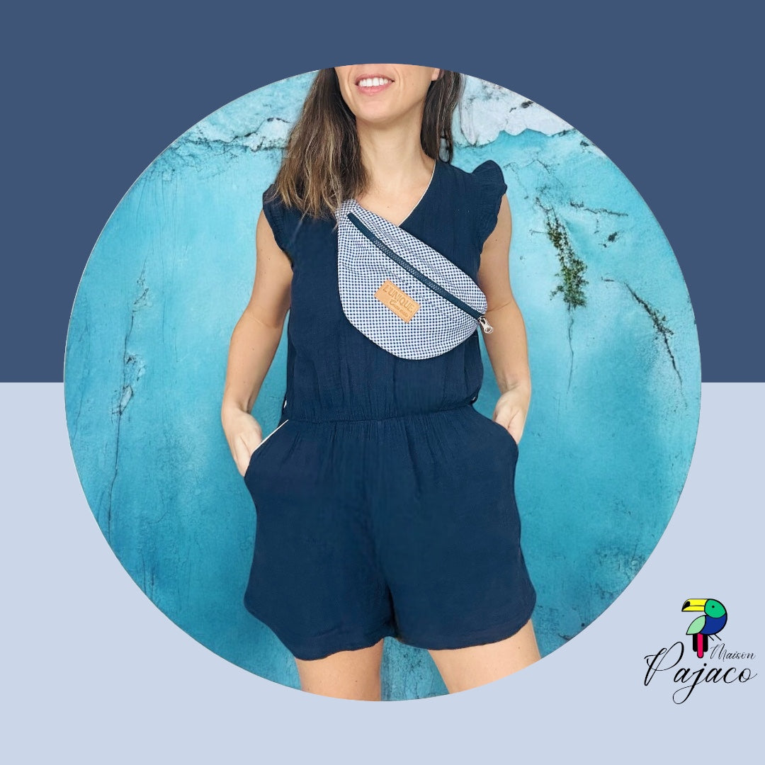 Banane l'Unique S - Vichy bleu