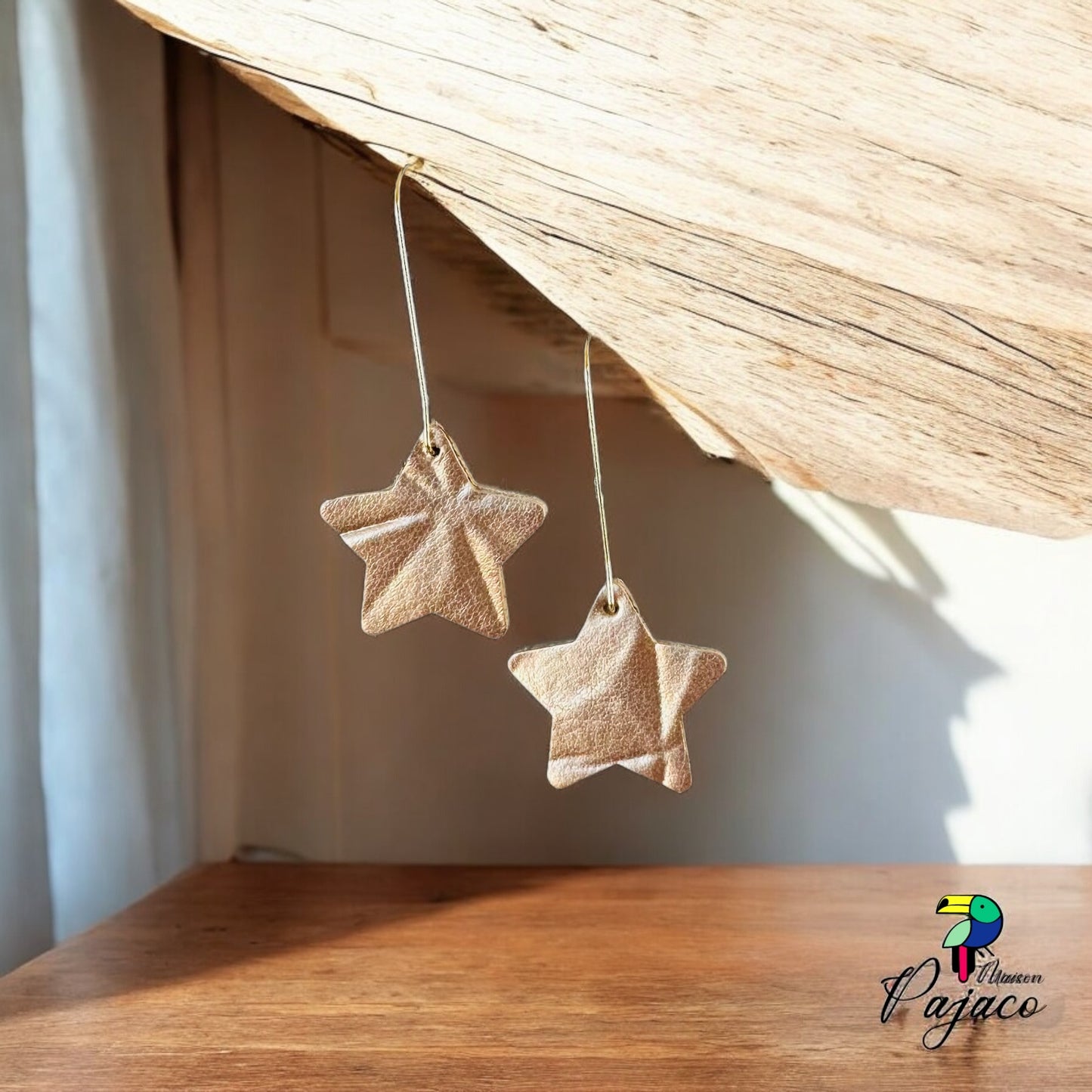 Boucle d'oreille - Etoile filante star